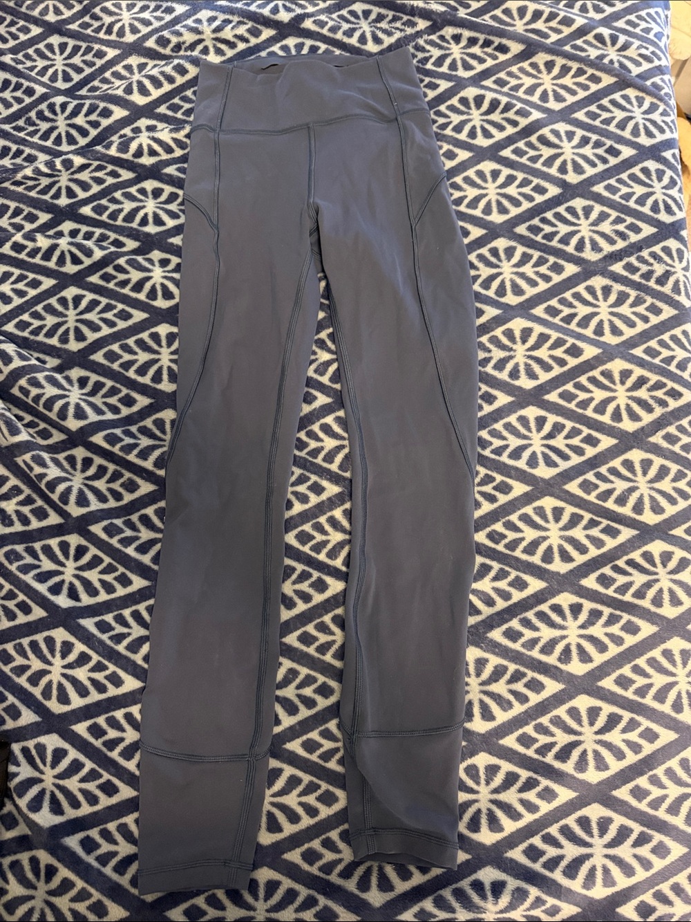 lululemon athletica Kids' Blue Active Leggings - High Waist